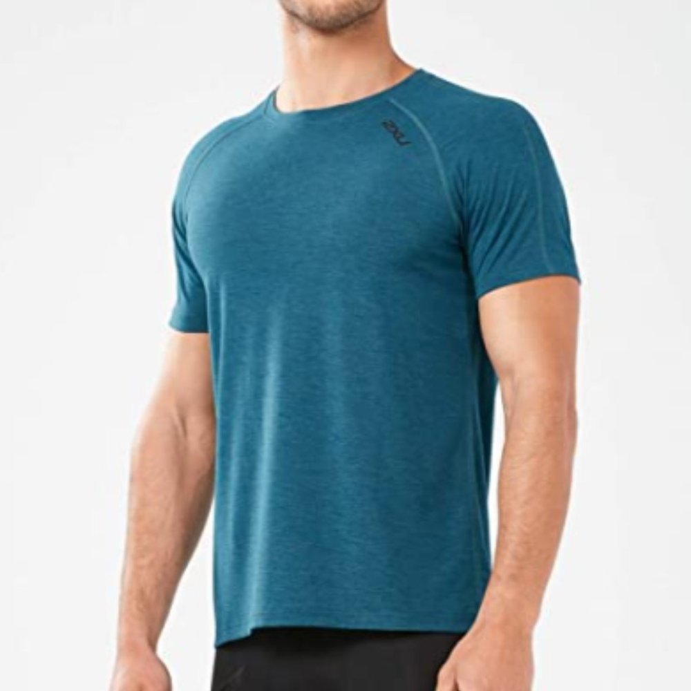 2XU Men's‎ Heat Run T-Shirt - Mr5262a T-Shirt XXL (Corsair/Corsair)NWT